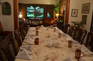 The Dining Area of West End Guest house
